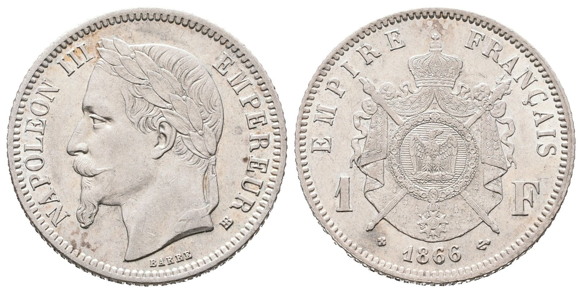 Francie, 1 Frank 1866 BB