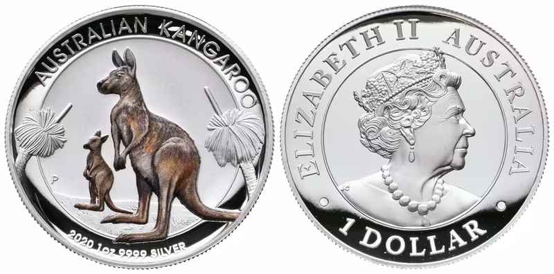 Austrálie, Dollar 2020 - Australský klokan
