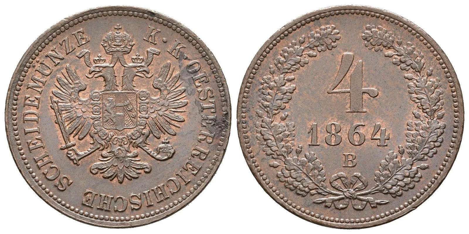 Rakouská a spolková měna, 1857 - 1892 — 1