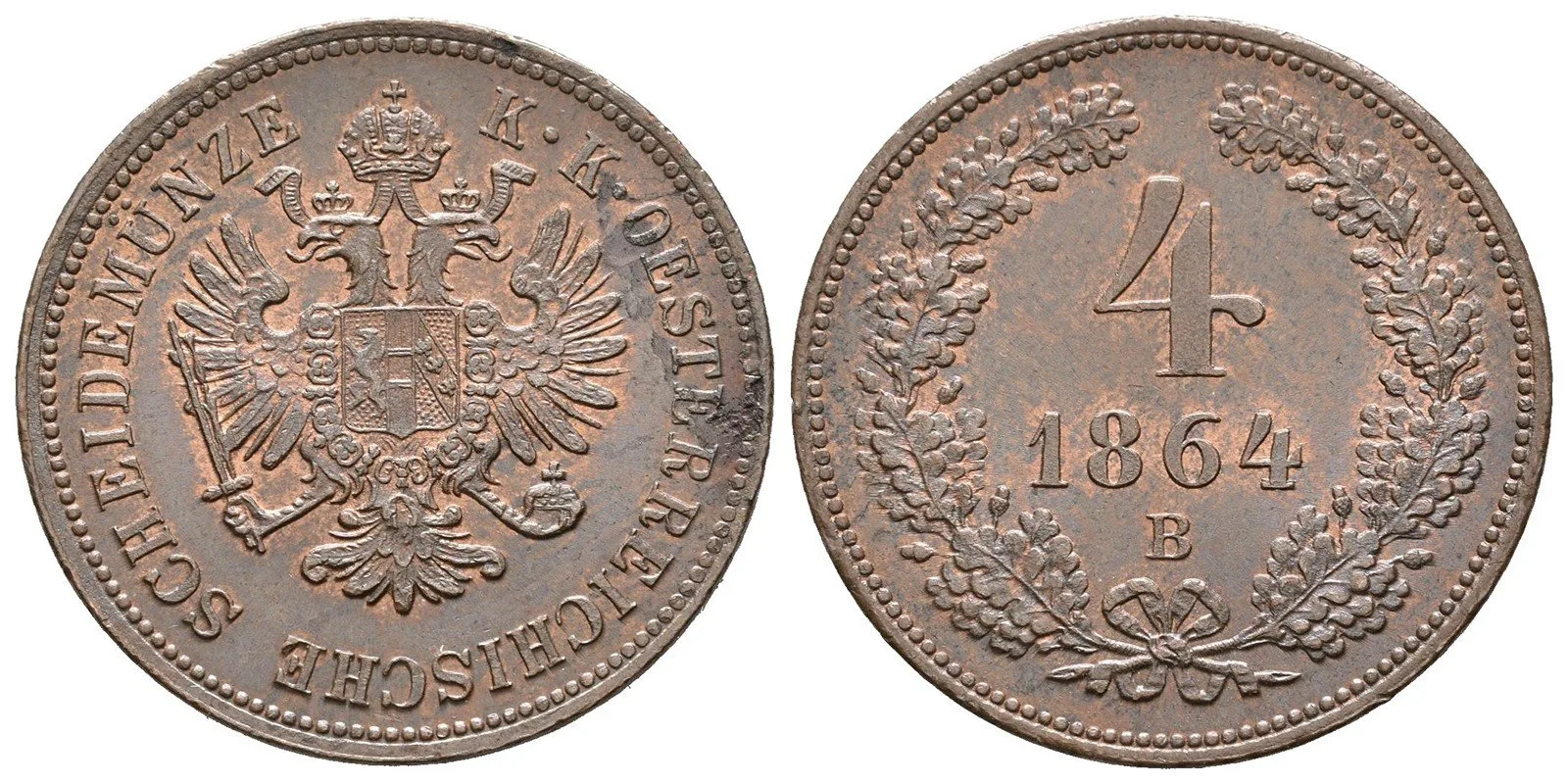 Rakouská a spolková měna, 1857 - 1892 — 1