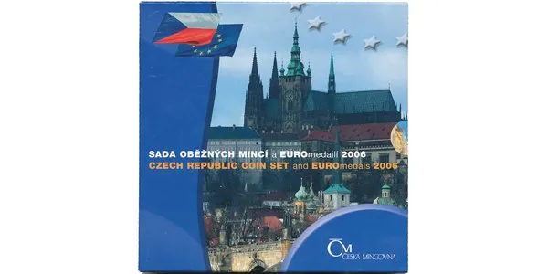 Ročníková sada mincí 2006 - Sada mincí s návrhy Euro