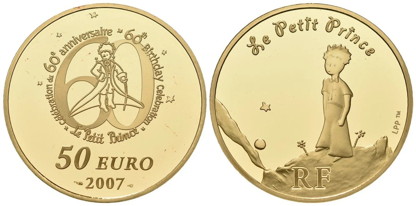 Francie, 50 Euro 2007 - Malý princ