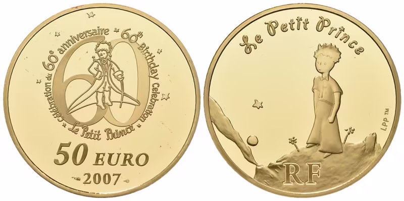 Francie, 50 Euro 2007 - Malý princ