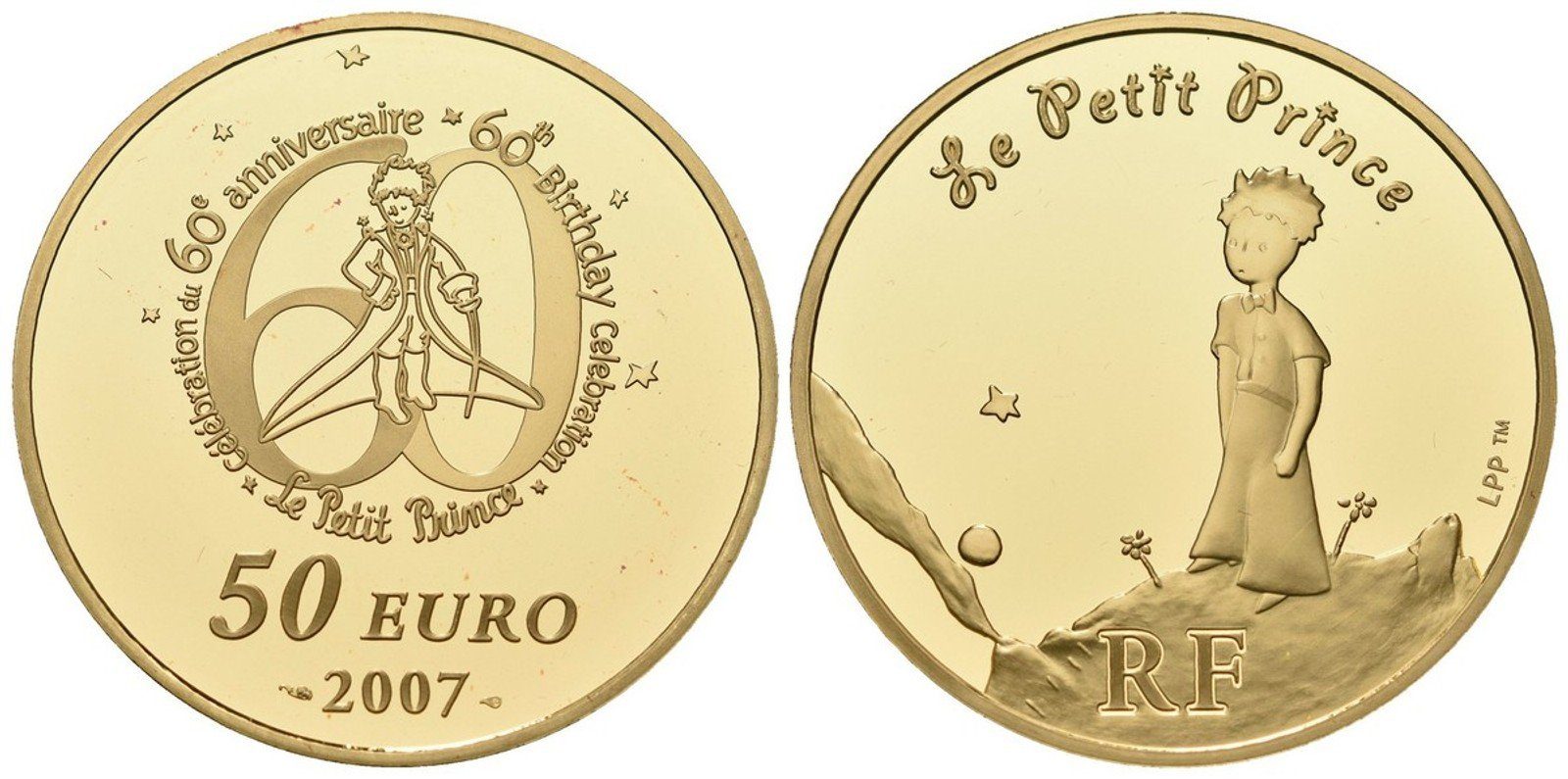 Francie, 50 Euro 2007 - Malý princ