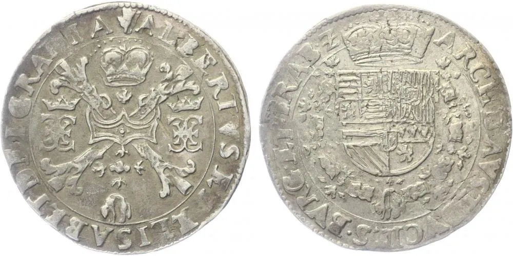 Nizozemí - Brabant, Albert a Isabella, 1598 - 1621 — 1