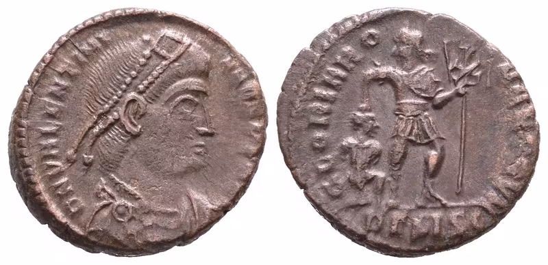 Valentinianus I., nummus, Siscia, RIC IX 14