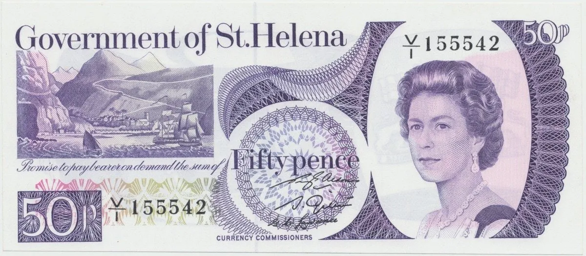 Svatá Helena, 50 Pence (1979), P.5a