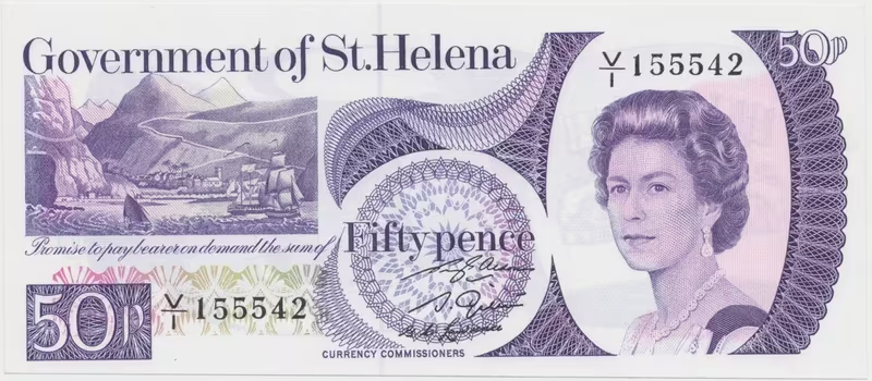 Svatá Helena, 50 Pence (1979), P.5a