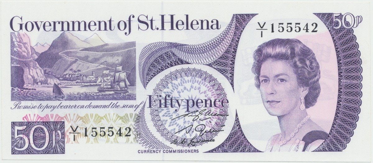 Svatá Helena, 50 Pence (1979), P.5a