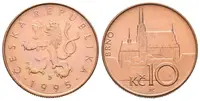 10 Koruna 1995, varianta B