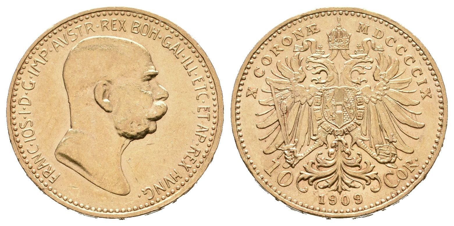 10 Koruna 1909, typ Marschall