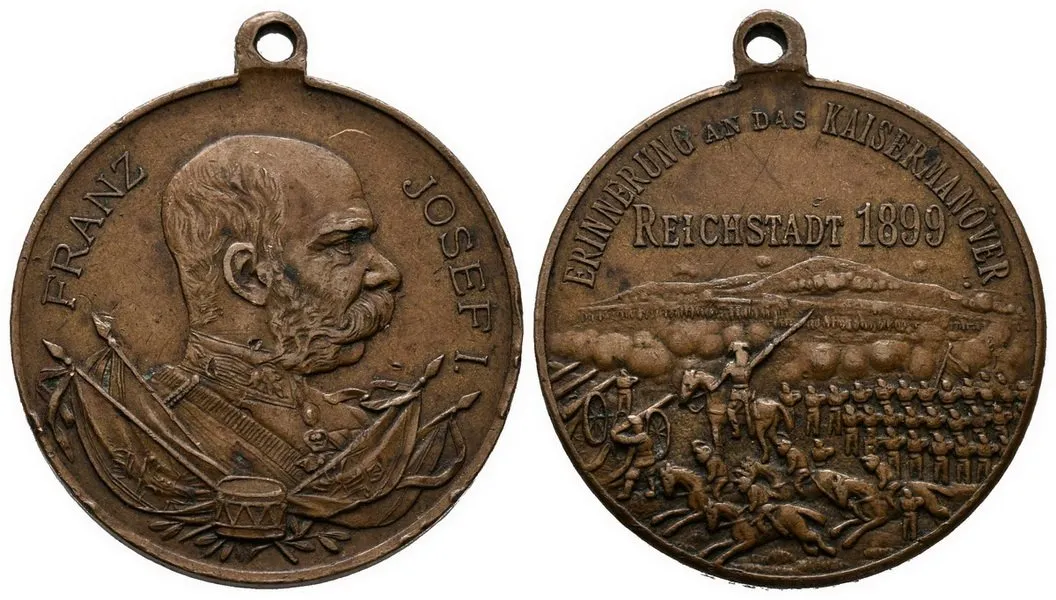František Josef I., medaile vojenských manévrů — 1