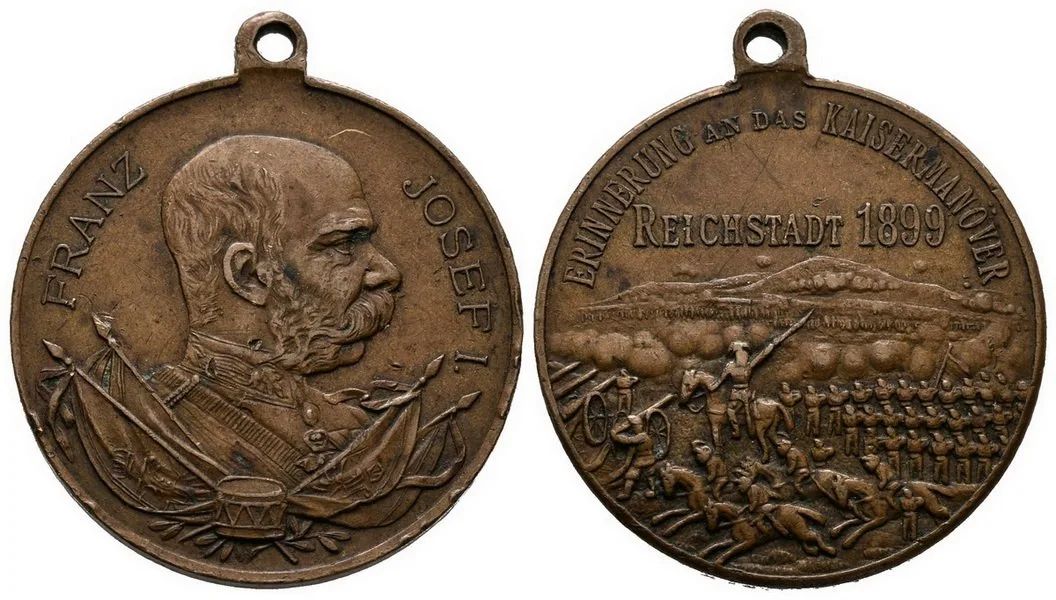 František Josef I., medaile vojenských manévrů — 1