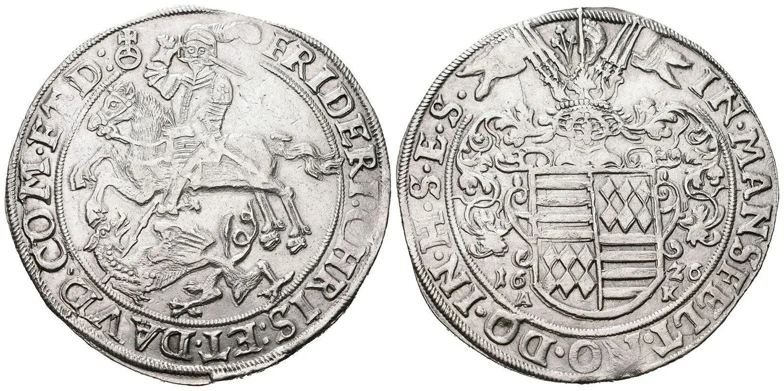 Mansfeld - Hinterort, Friedrich Christof a David, 1620 - 1628 — 1