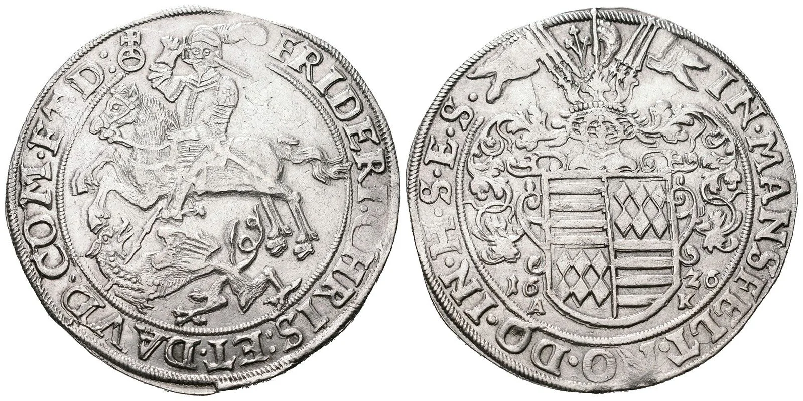 Mansfeld - Hinterort, Friedrich Christof a David, 1620 - 1628 — 1