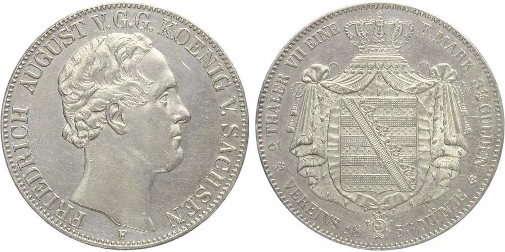 Sasko, Friedrich August II., 1836 - 1854 — 1