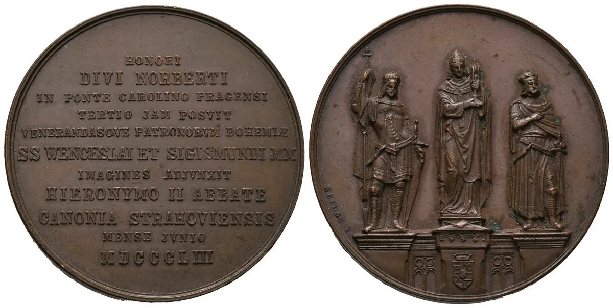 Praha - Strahovský klášter, Hyeronimus II. Joseph Zeidler — 1