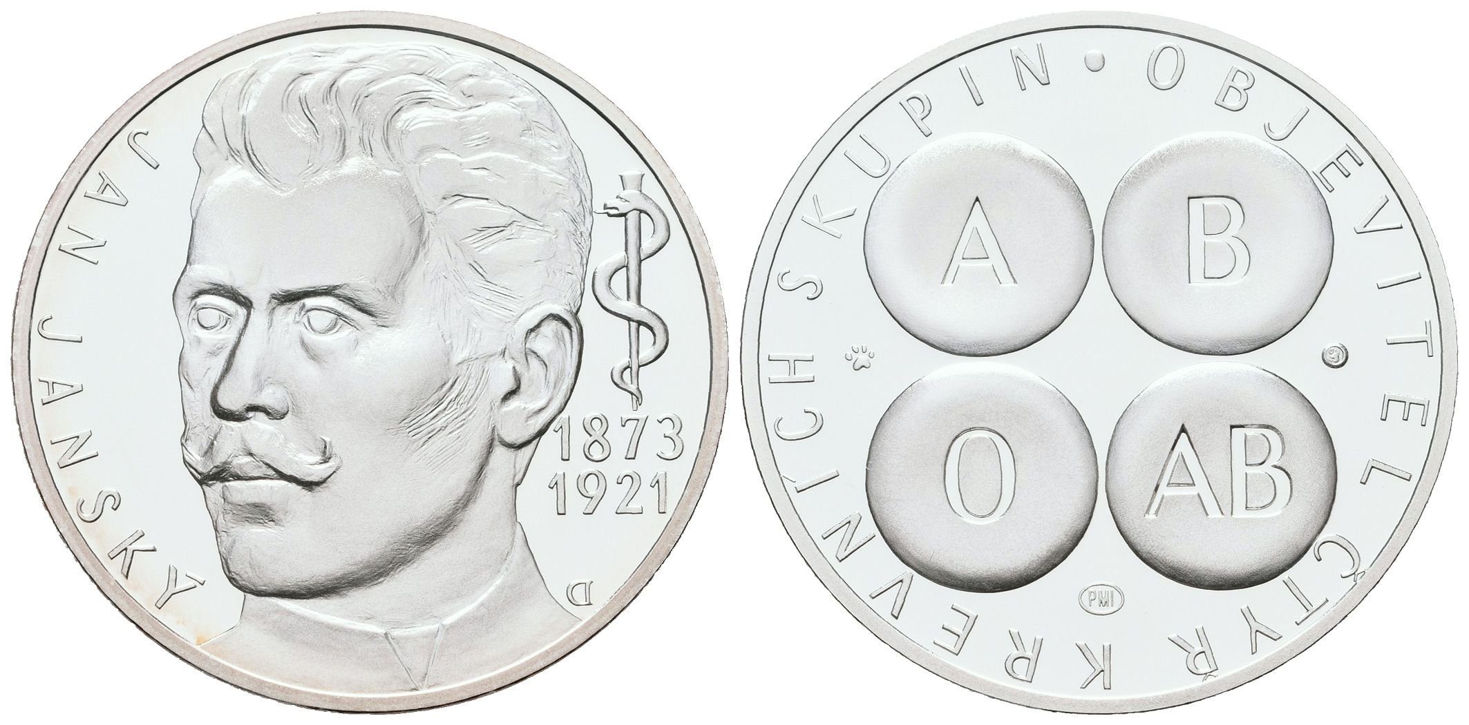 AR Medaile b.l. (2013) - Jan Janský - 140. výročí narození