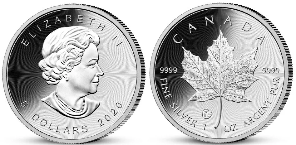 Kanada, 5 Dollars 2020 - Maple Leaf "f15"