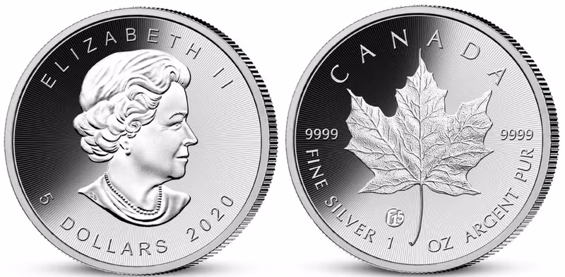 Kanada, 5 Dollars 2020 - Maple Leaf "f15"