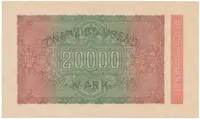 Německo, 20000 Mark 1923, Ro.84e - fotografie 2