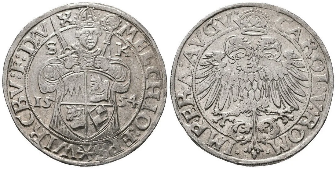 Würzburg - biskupství, Melchior Zobel von Giebelstadt, 1544 - 1558 — 1