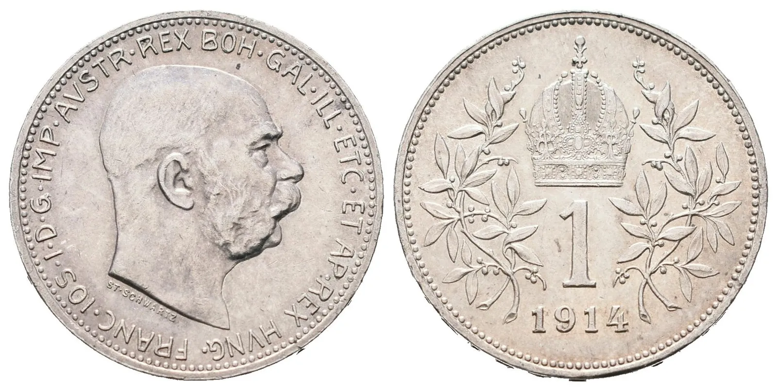 1 Koruna 1914 KB