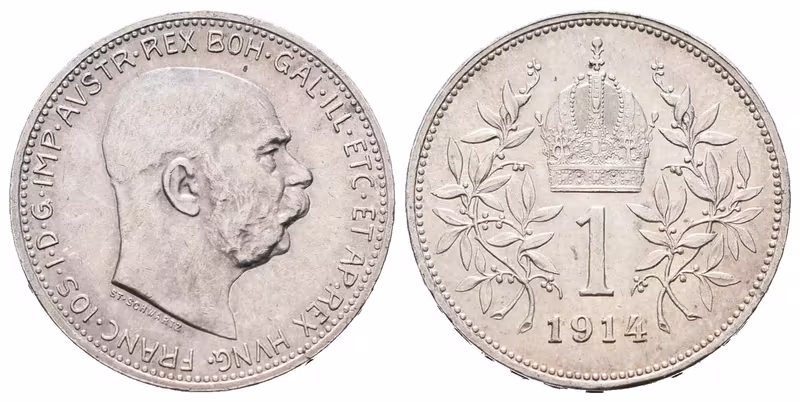 1 Koruna 1914 KB