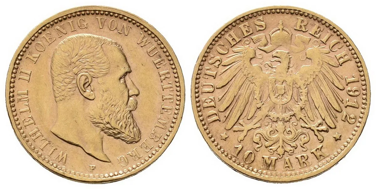 Württemberg, Wilhelm II., 1891 - 1918 — 1