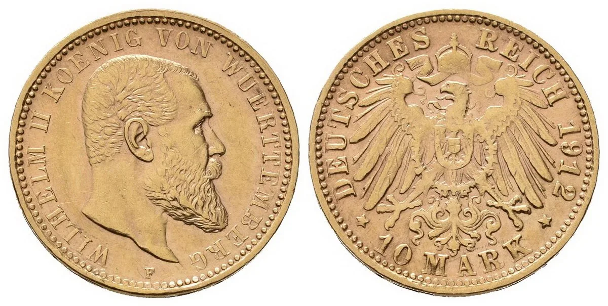 Württemberg, Wilhelm II., 1891 - 1918 — 1