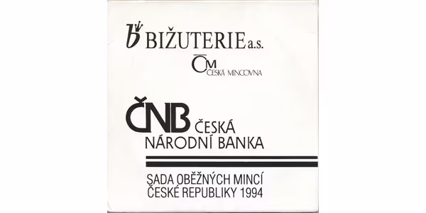 Ročníková sada mincí 1994, mincovna Hamburg, Winnipeg, Jablonec