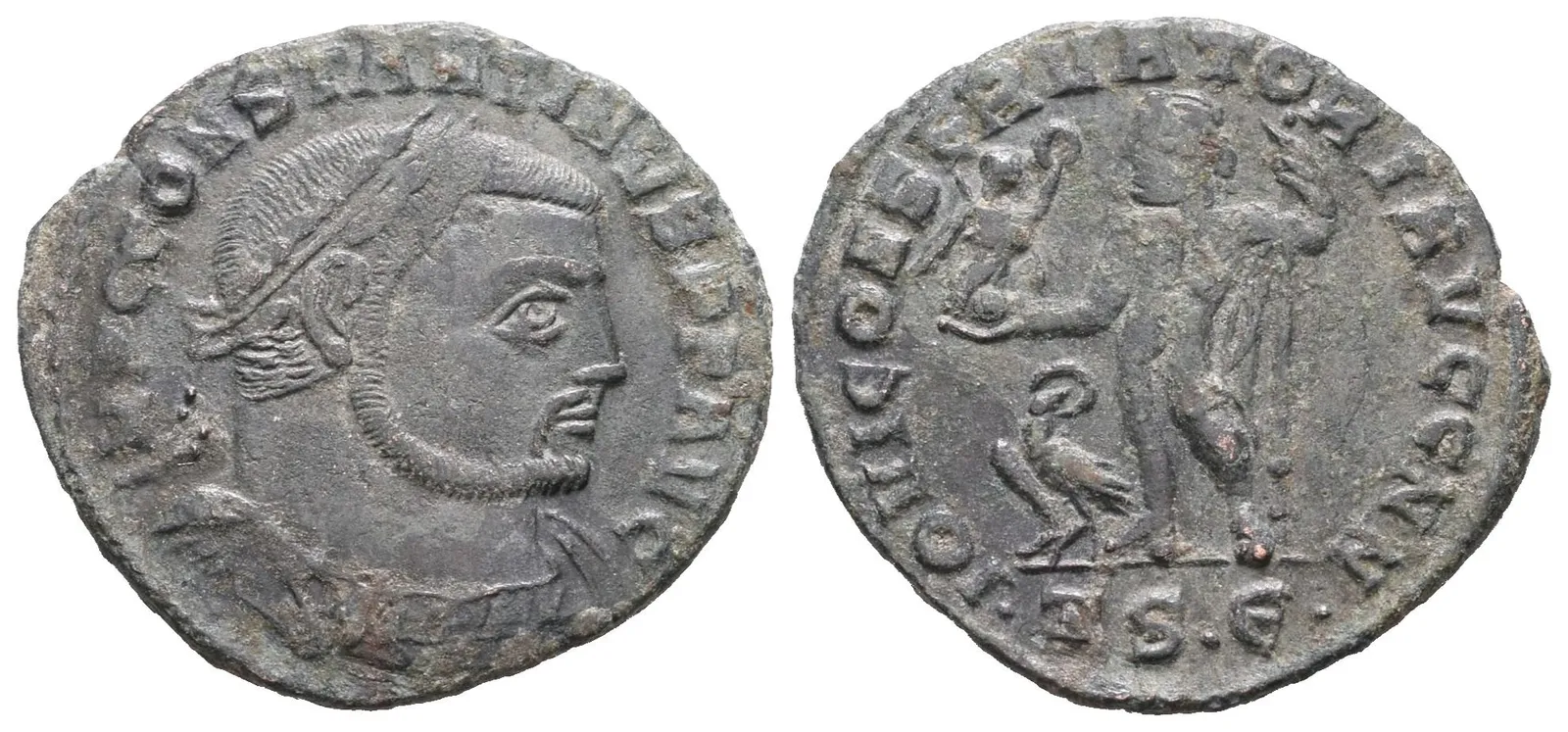 Constantinus I., follis, Thessalonica, RIC 61b