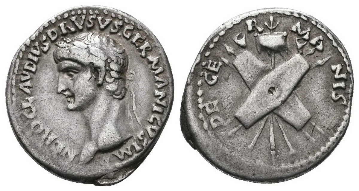 Nero Claudius Drusus, otec Germanica a Claudia — 1