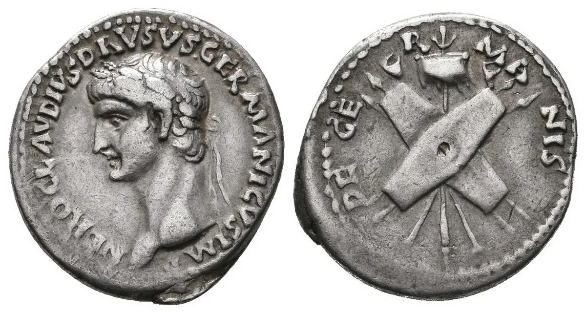 Nero Claudius Drusus, otec Germanica a Claudia — 1