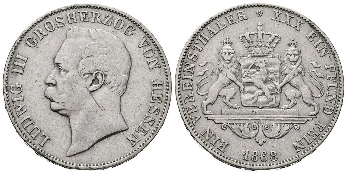Hessen - Darmstadt, Ludwig III., 1848 - 1877 — 1