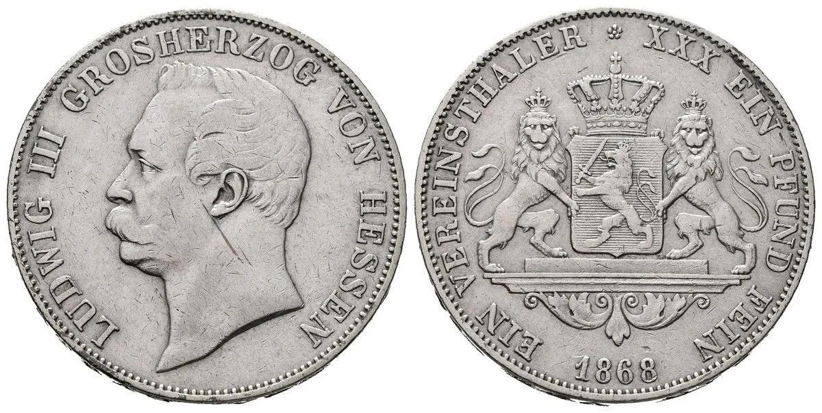 Hessen - Darmstadt, Ludwig III., 1848 - 1877 — 1