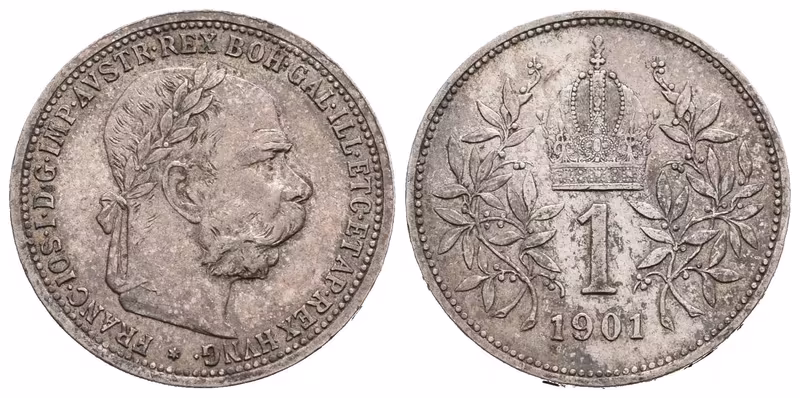 1 Koruna 1901