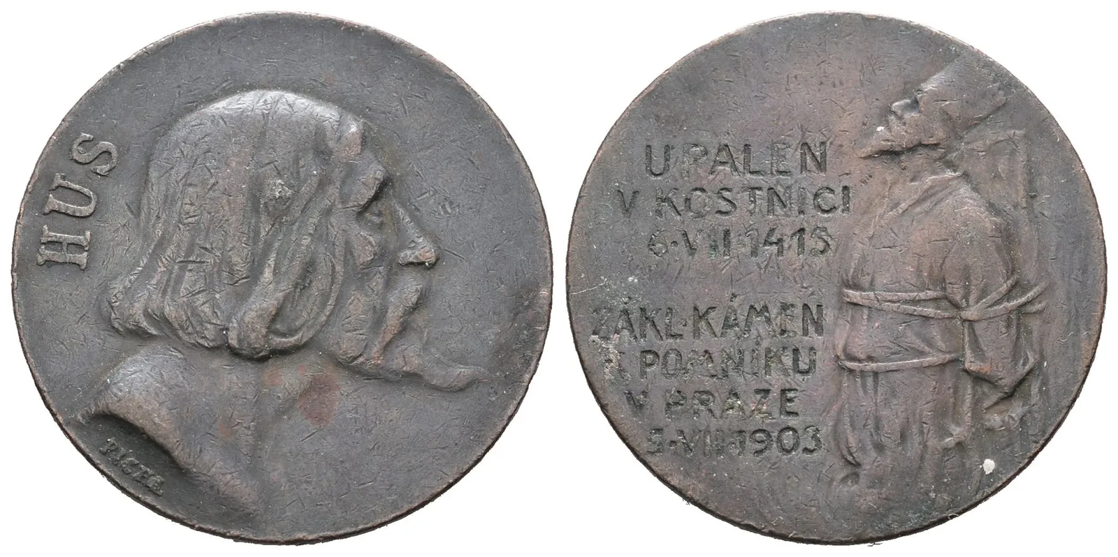 Pichl I. B. - Pomník Jana Husa