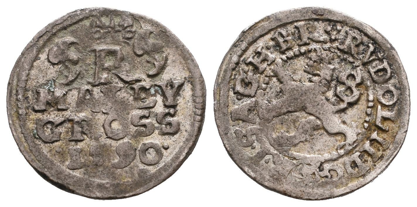 Rudolf II., Malý groš 1590, České Budějovice