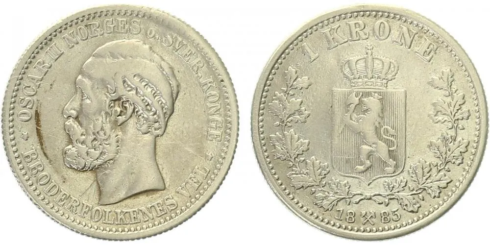 Norsko, Oscar II., 1872 - 1907 — 1
