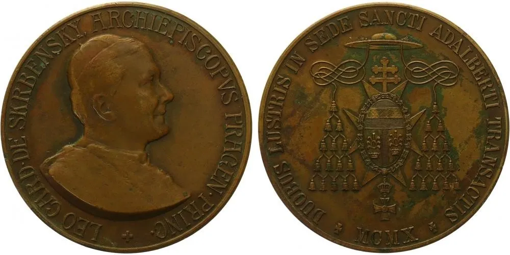 Praha - arcibiskupství, Lev kardinál Skrbenský, 1899 - 1917 — 1
