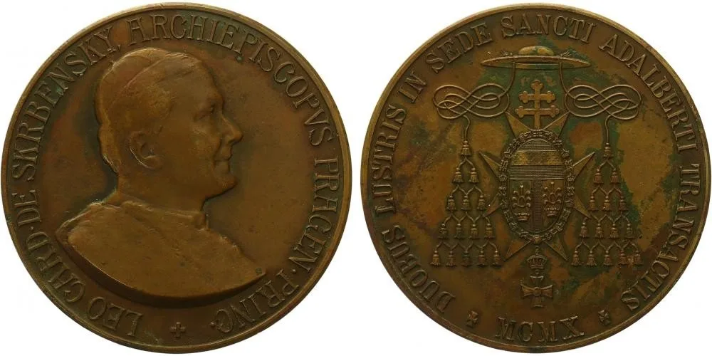 Praha - arcibiskupství, Lev kardinál Skrbenský, 1899 - 1917 — 1