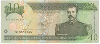 Dominikánská republika, 10 Pesos Oro 2001~2003, P.168
