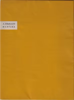Jan Konůpek: Jan Konůpek (1883 - 1950) - Nadílka sirot / Artur Rimbaud ; vyzdobil Jan Konůpek