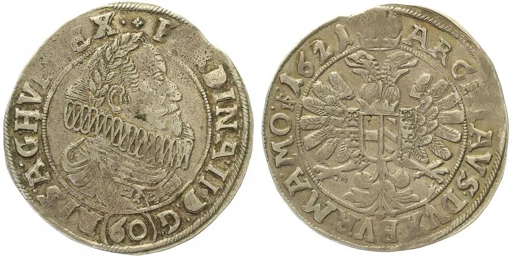 Ferdinand II., 1619 - 1637 (Mince kiprová) — 1