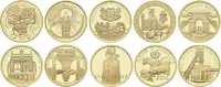 Sada zlatých mincí 2500 Kč - Kulturní památky technického dědictví 2006 - 2010, — 1