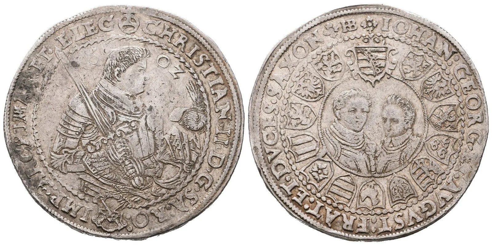 Sasko, Christian II., Johann Georg I. a August, 1591 - 1611 — 1