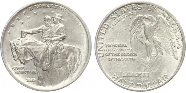 USA, 1/2 Dollar 1925 - Stone Mountain Memorial