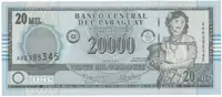 Paraguay, 20.000 Guaranies 2005, P.225