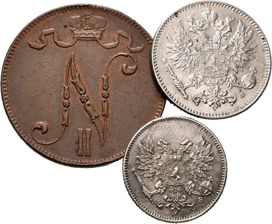 Ražby pro Finsko, Mikuláš II., 1894 - 1917 — 1